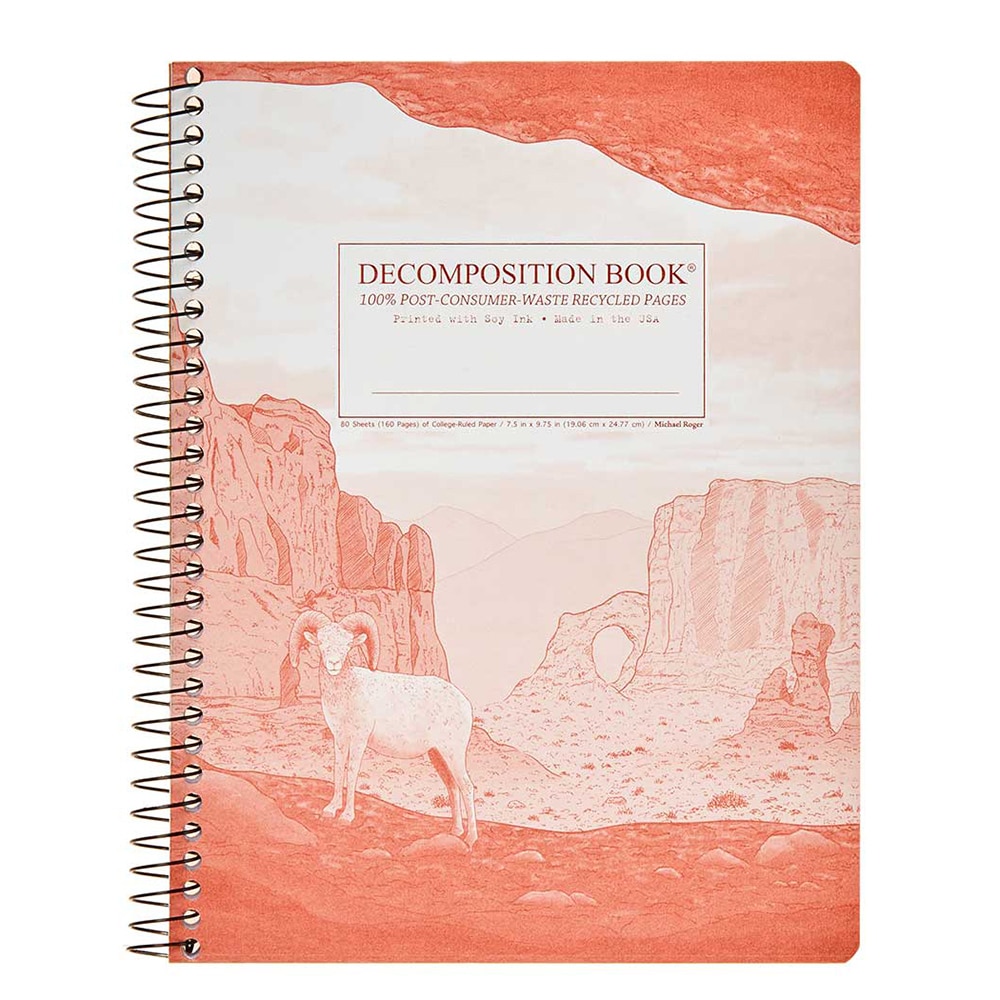 Michael Roger Press, Decomp Book, 9"x7", Moab